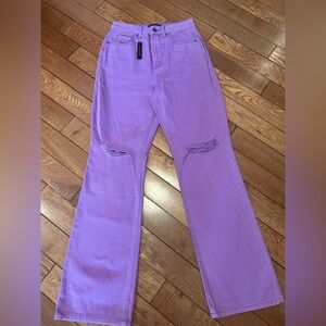 AFRM Women's High Rise Jeans in Purple